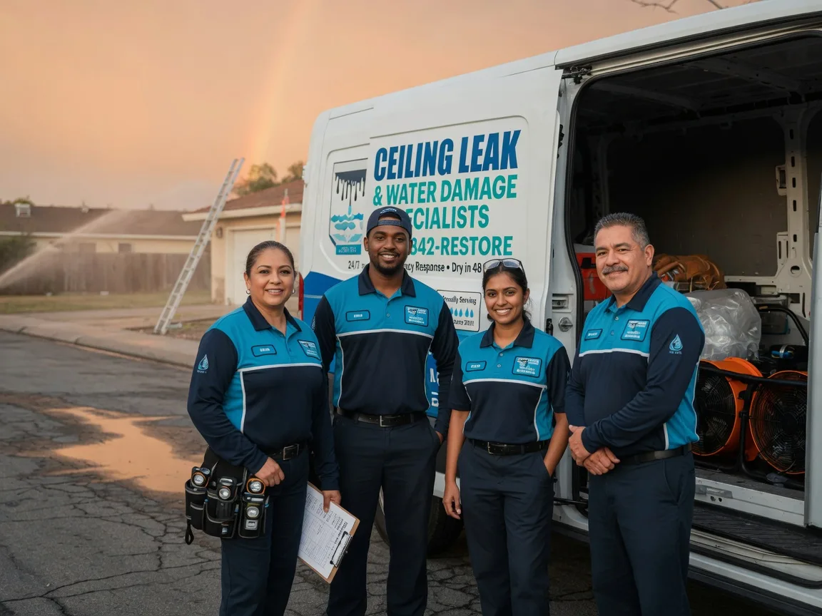 Ceiling Leak Cleanup company in Wolford, ND