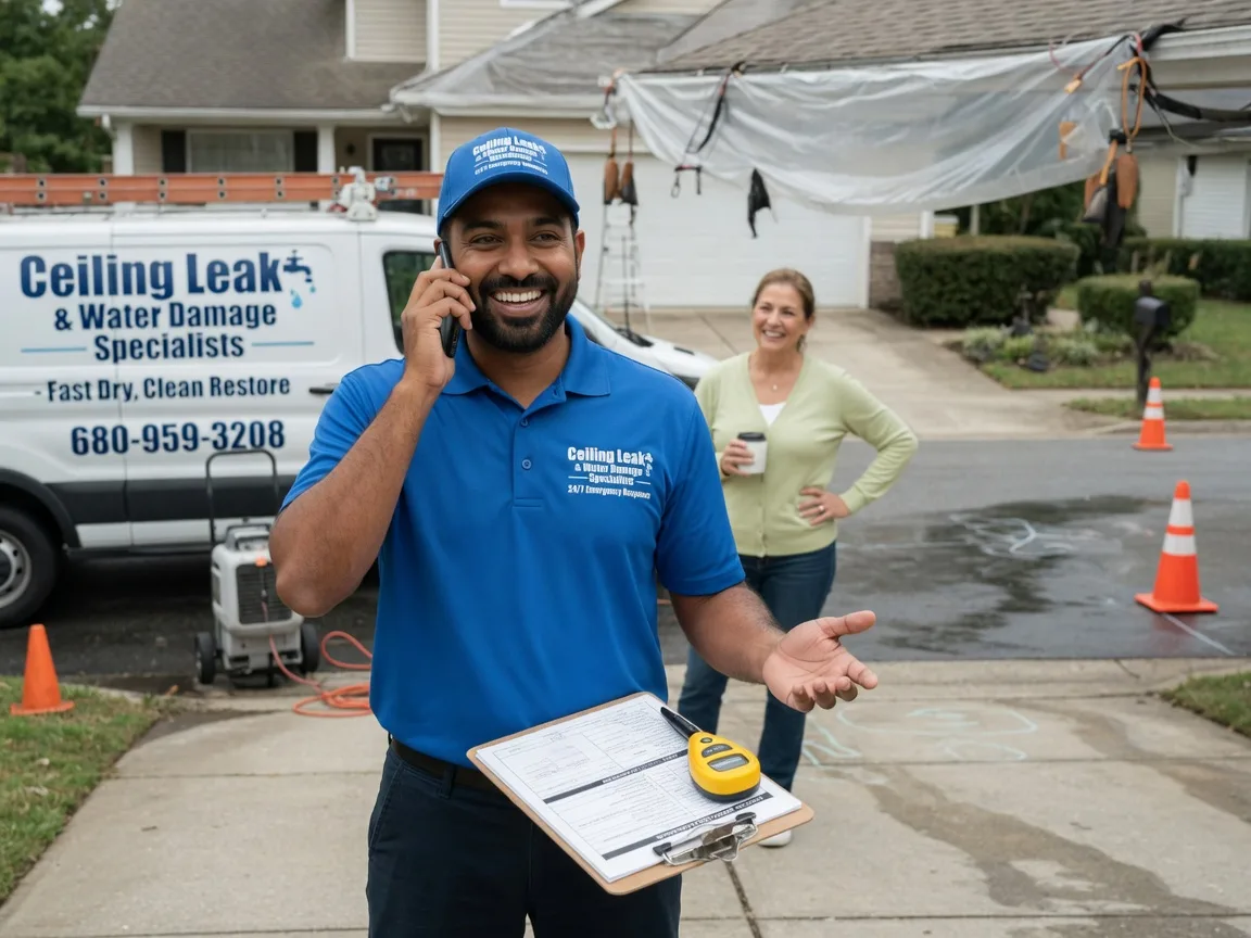 Ceiling Leak Cleanup Wolford, ND FAQs
